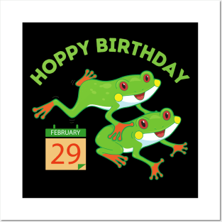 Hoppy Birthday | Leap Year Posters and Art
